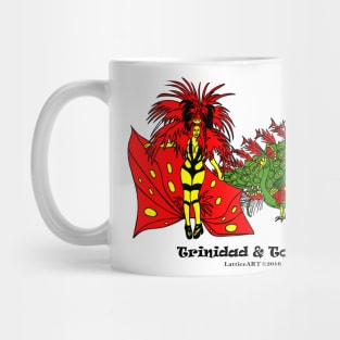 Carnival Peacock and Masquerader Mug